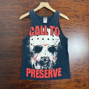 Y2K Jason Vorhees Mens Horror Movie Tank Top S